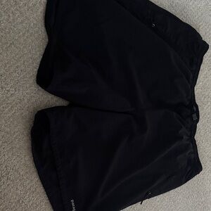 Patagonia black large 7 inch shorts